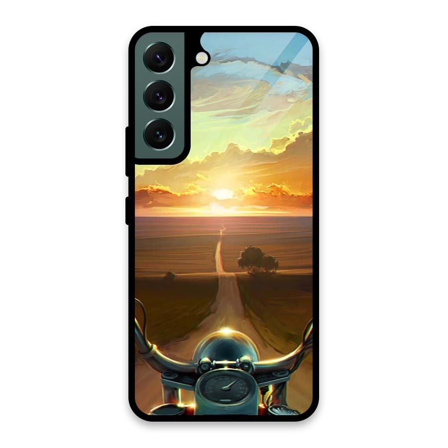 The Long Ride Glass Back Case for Galaxy S22 5G