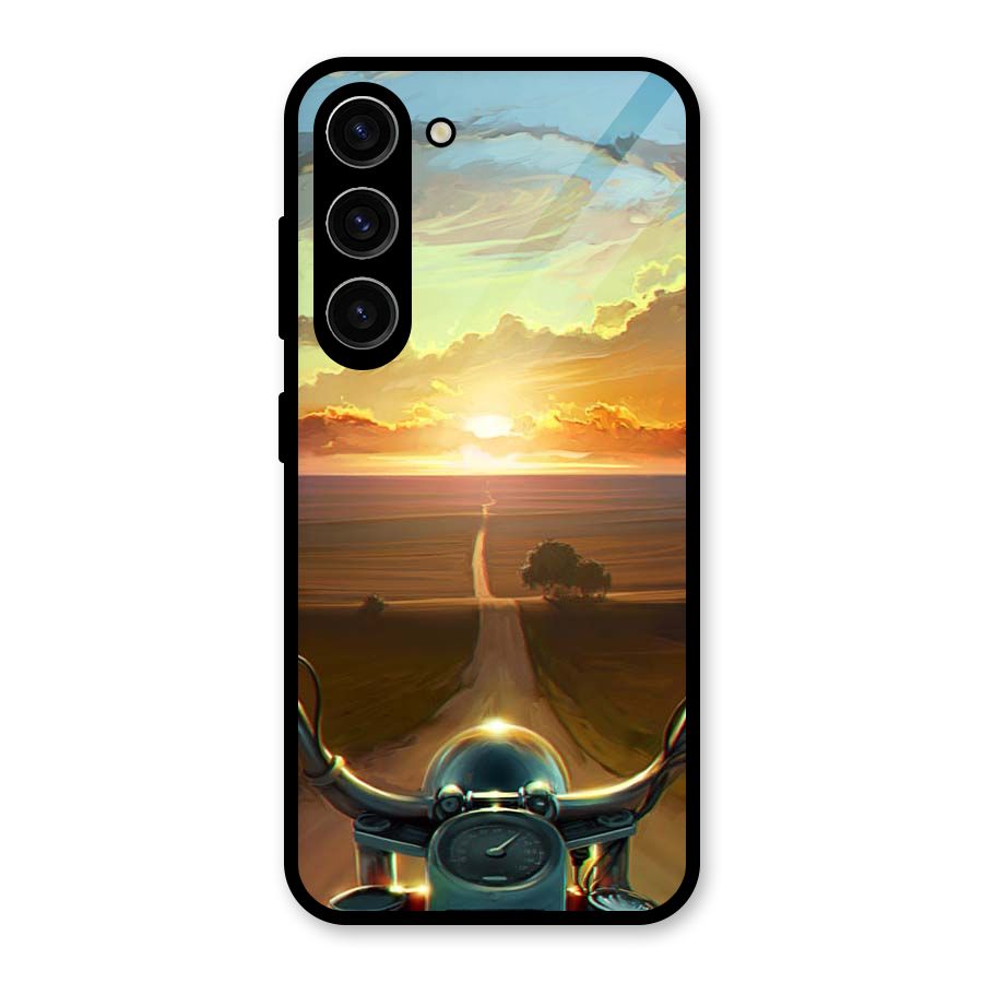 The Long Ride Glass Back Case for Galaxy S23