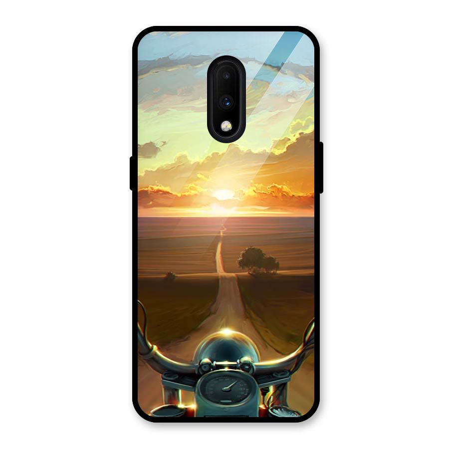 The Long Ride Glass Back Case for OnePlus 7