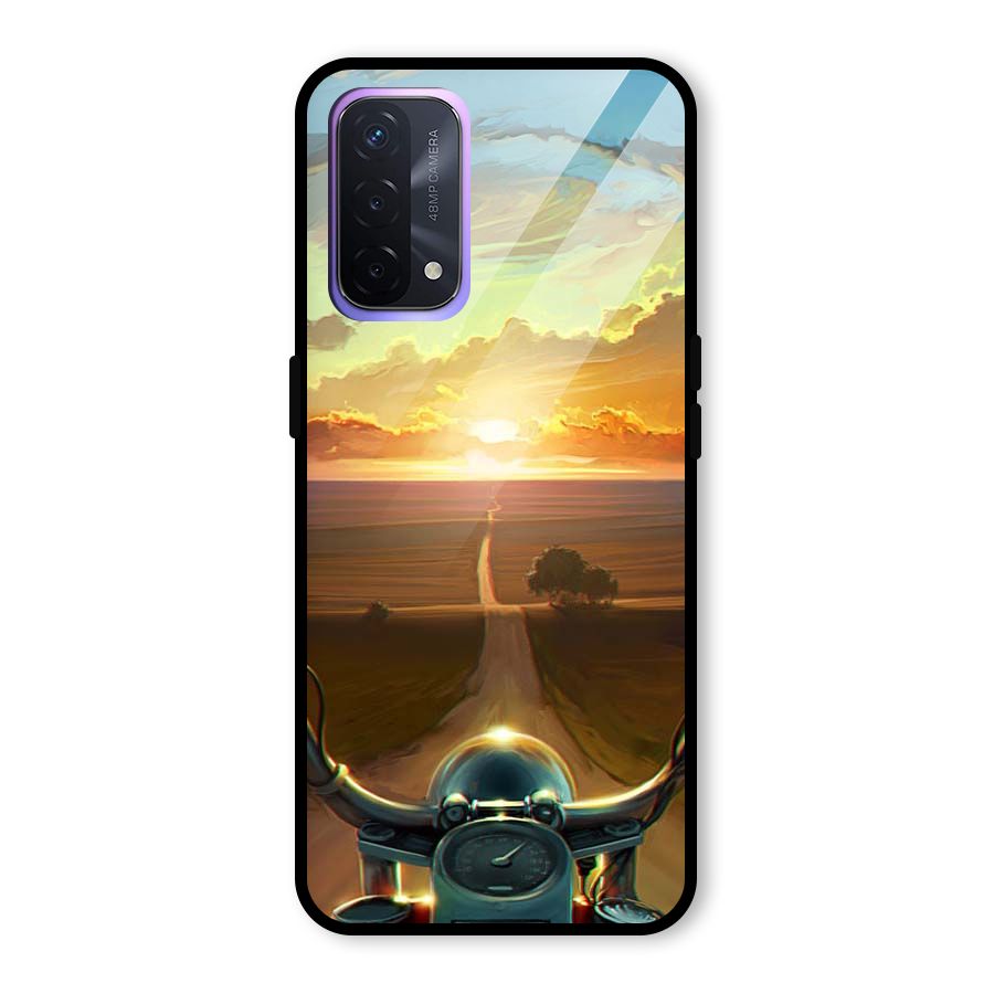 The Long Ride Glass Back Case for Oppo A74 5G