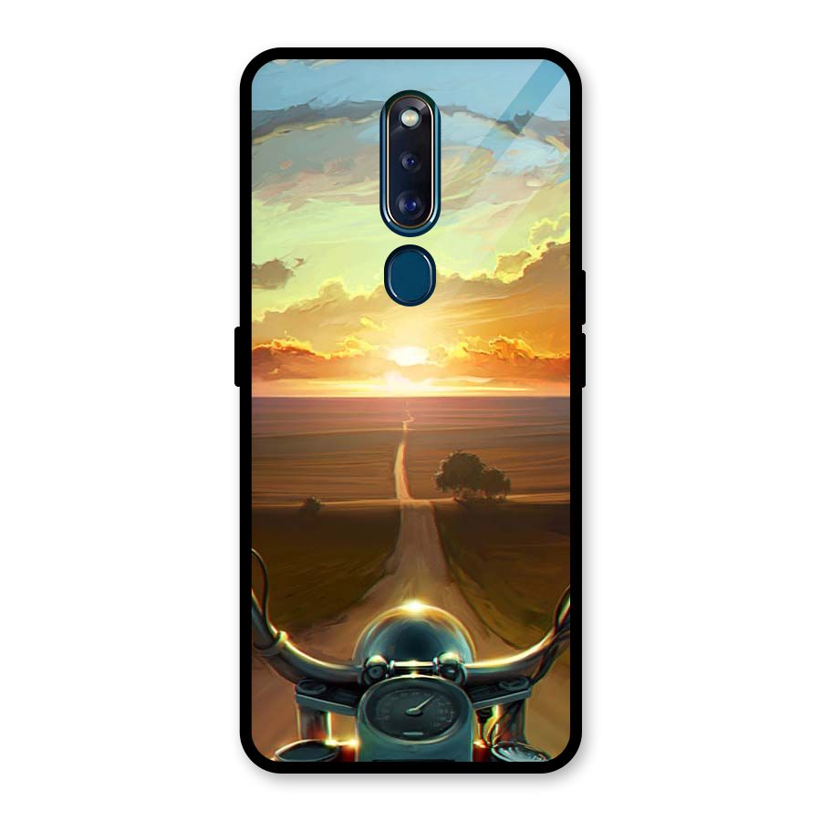 The Long Ride Glass Back Case for Oppo F11 Pro