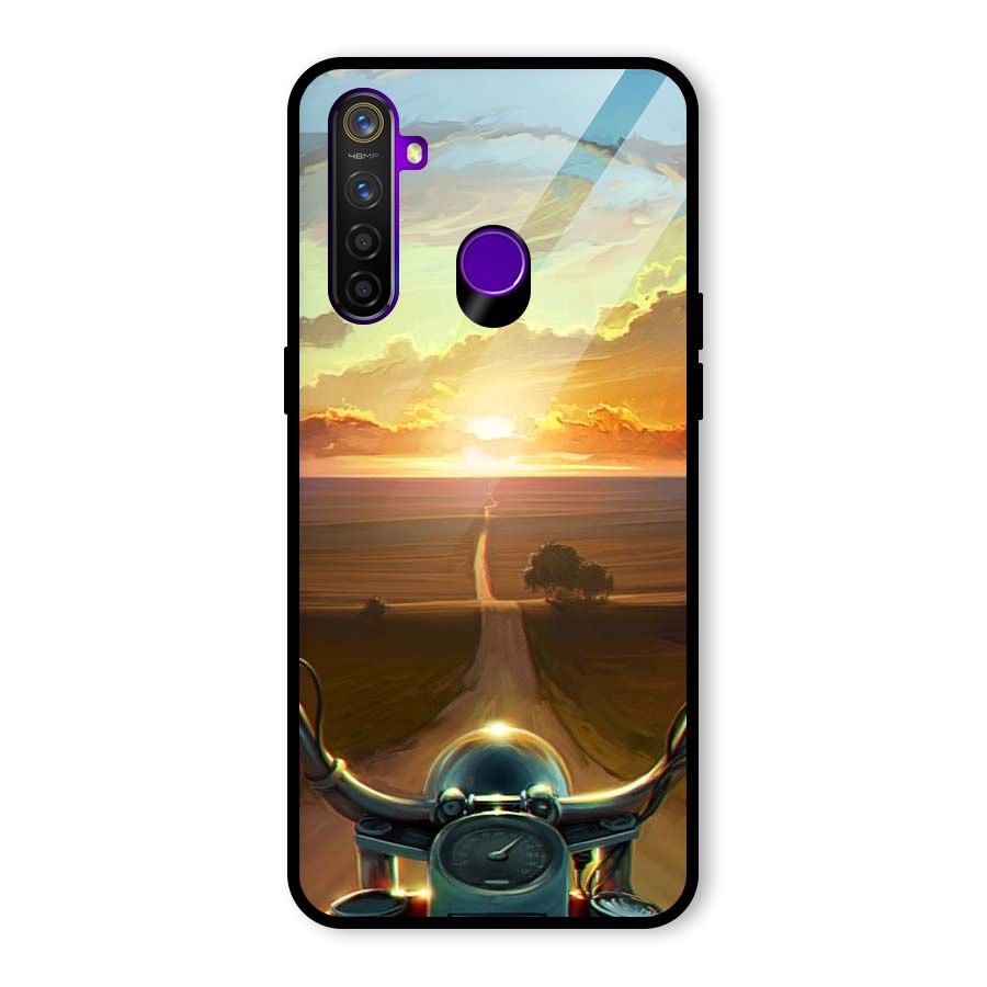 The Long Ride Glass Back Case for Realme 5 Pro
