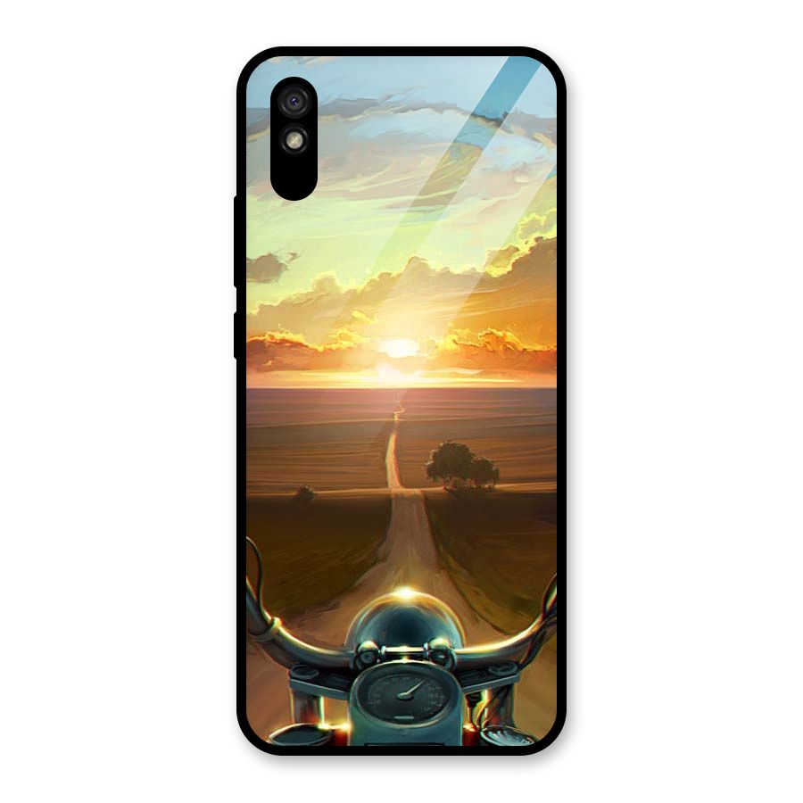 The Long Ride Glass Back Case for Redmi 9A