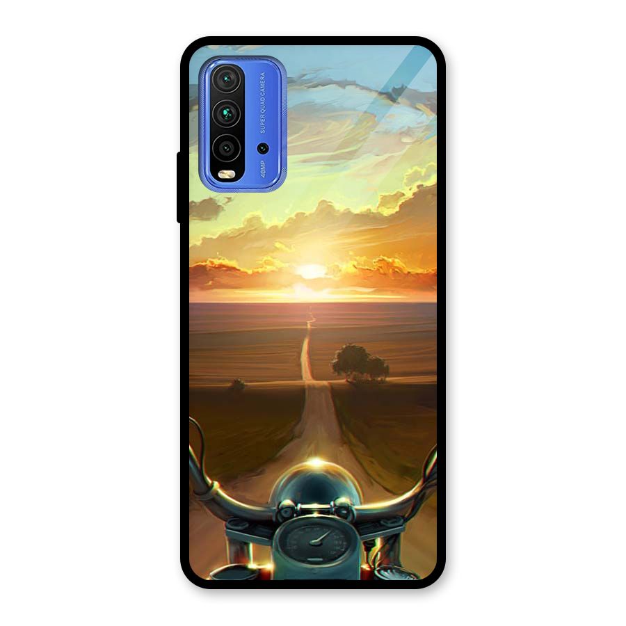 The Long Ride Glass Back Case for Redmi 9 Power
