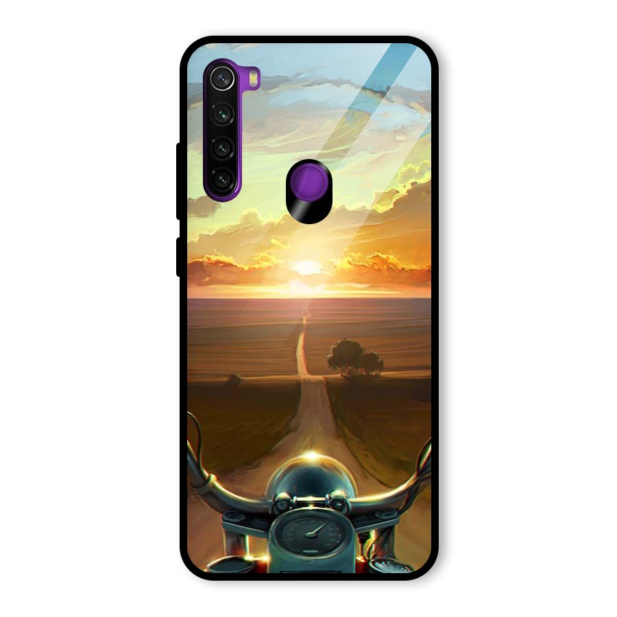 The Long Ride Glass Back Case for Redmi Note 8