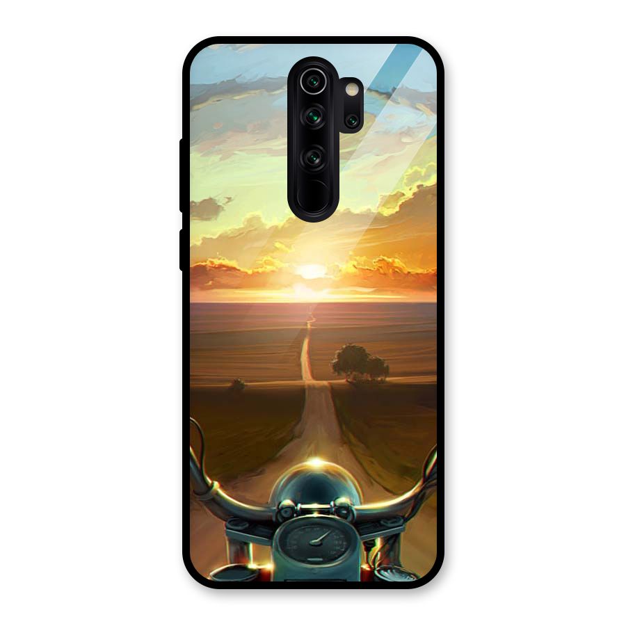 The Long Ride Glass Back Case for Redmi Note 8 Pro
