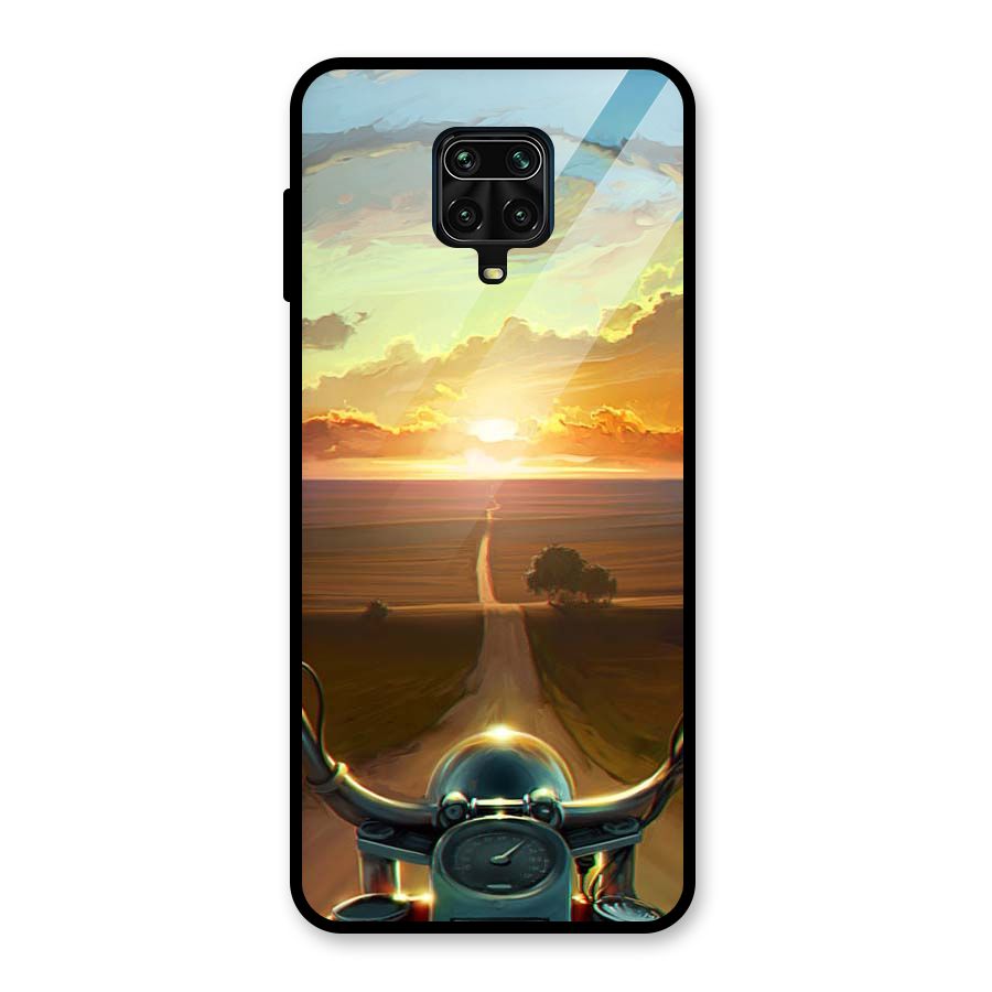 The Long Ride Glass Back Case for Redmi Note 9 Pro