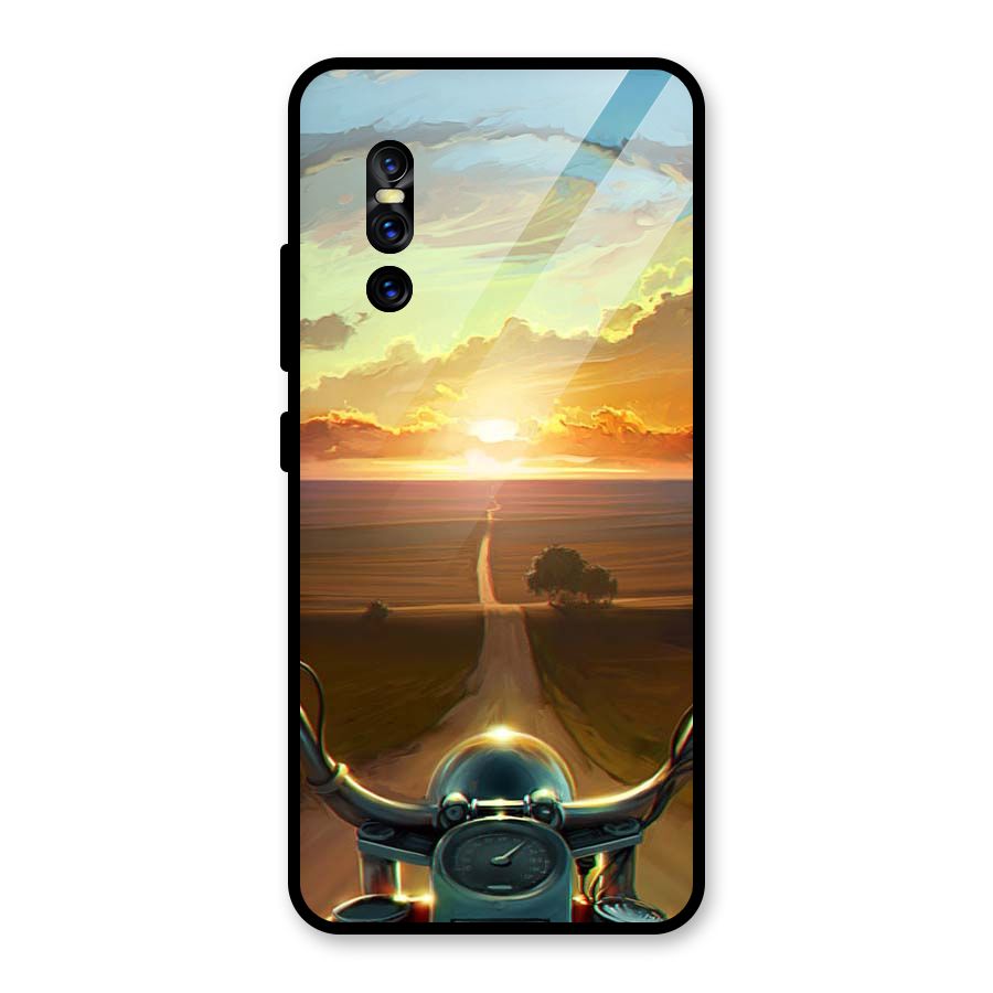 The Long Ride Glass Back Case for Vivo V15 Pro