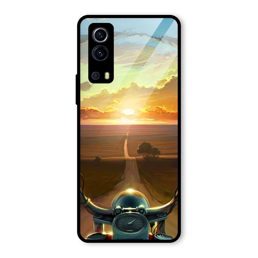 The Long Ride Glass Back Case for Vivo iQOO Z3