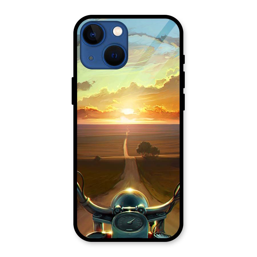 The Long Ride Glass Back Case for iPhone 13 Mini