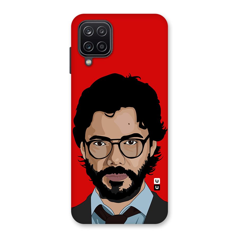 The Professor Illustration Art Back Case for Galaxy A12