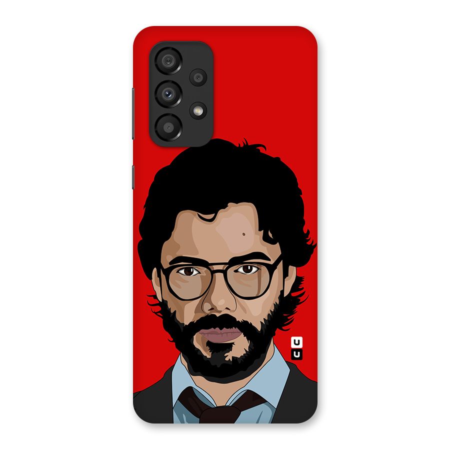 The Professor Illustration Art Back Case for Galaxy A33 5G