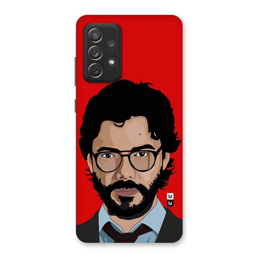 The Professor Illustration Art Back Case for Galaxy A72
