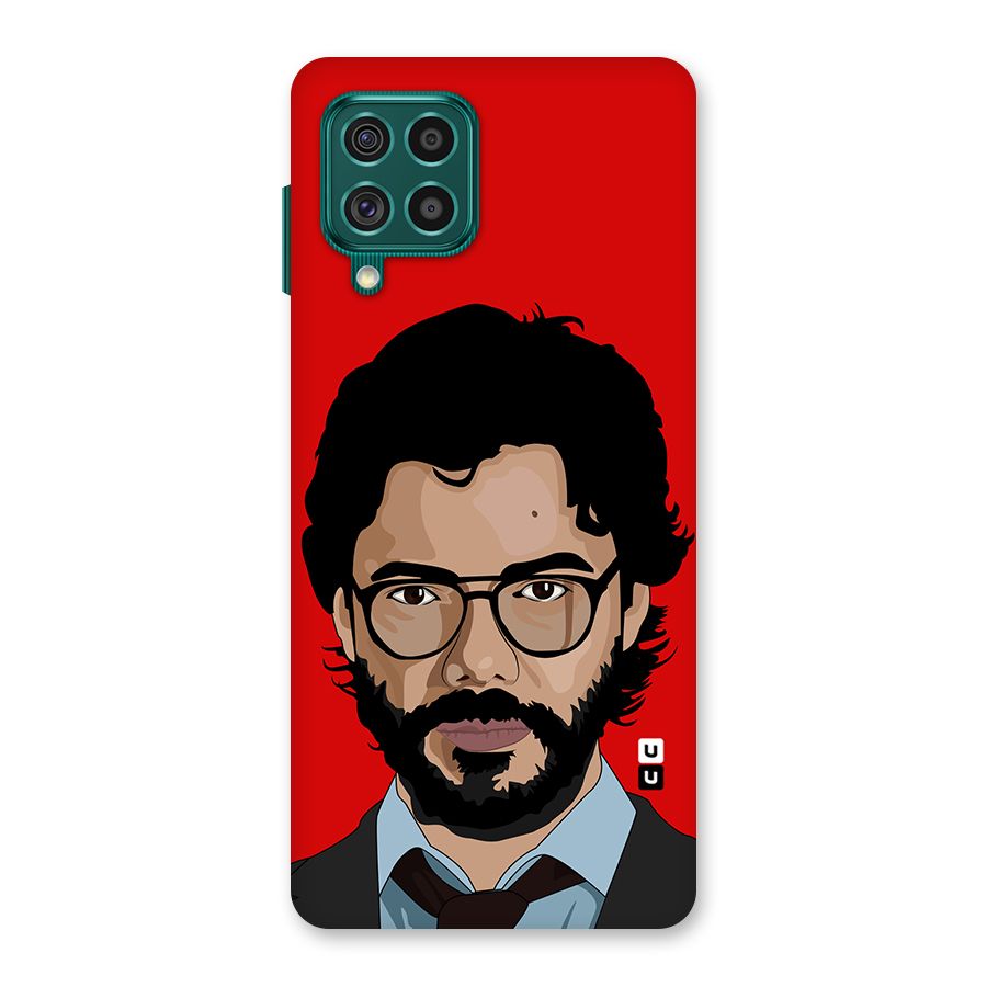 The Professor Illustration Art Back Case for Galaxy F62