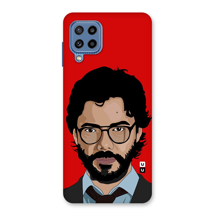 The Professor Illustration Art Back Case for Galaxy M32