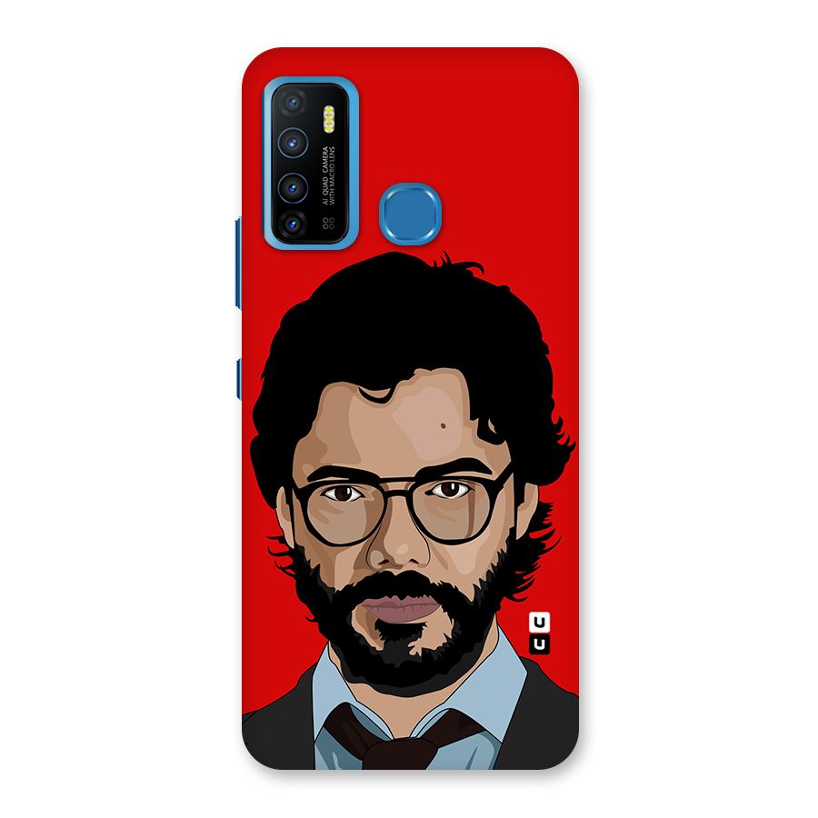 The Professor Illustration Art Back Case for Infinix Hot 9