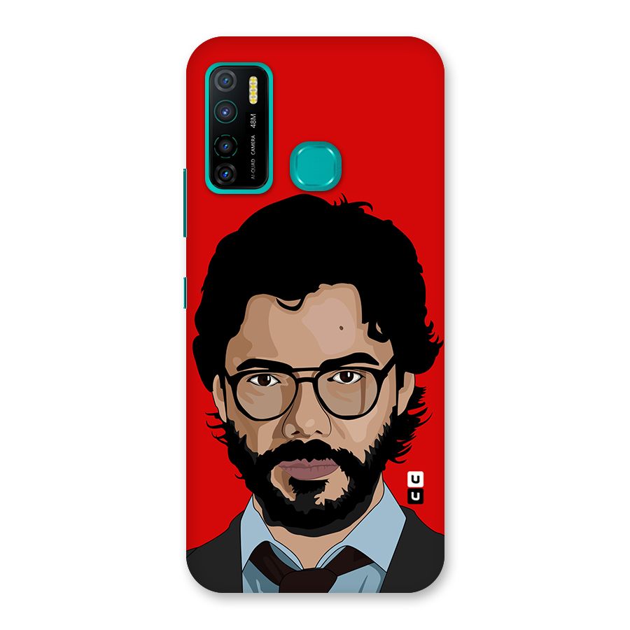 The Professor Illustration Art Back Case for Infinix Hot 9 Pro