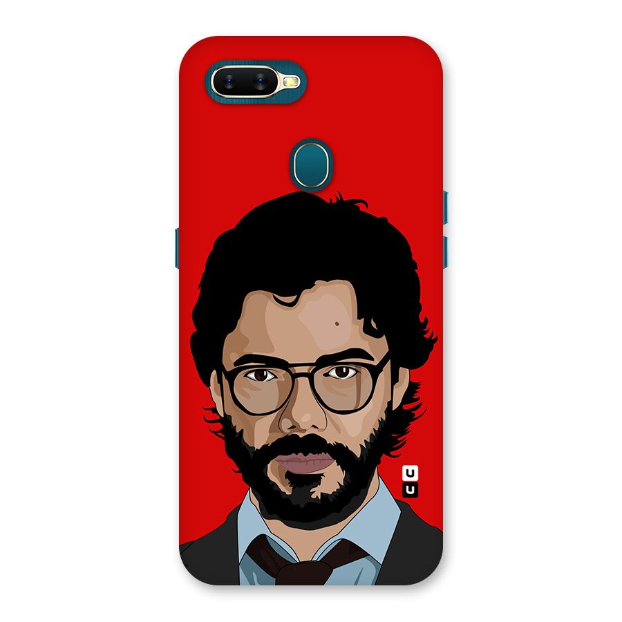 The Professor Illustration Art Back Case for Oppo A11k