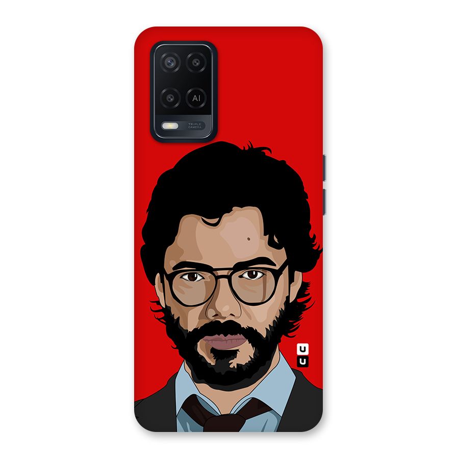 The Professor Illustration Art Back Case for Oppo A54