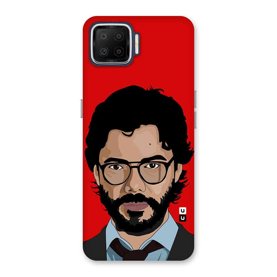 The Professor Illustration Art Back Case for Oppo F17