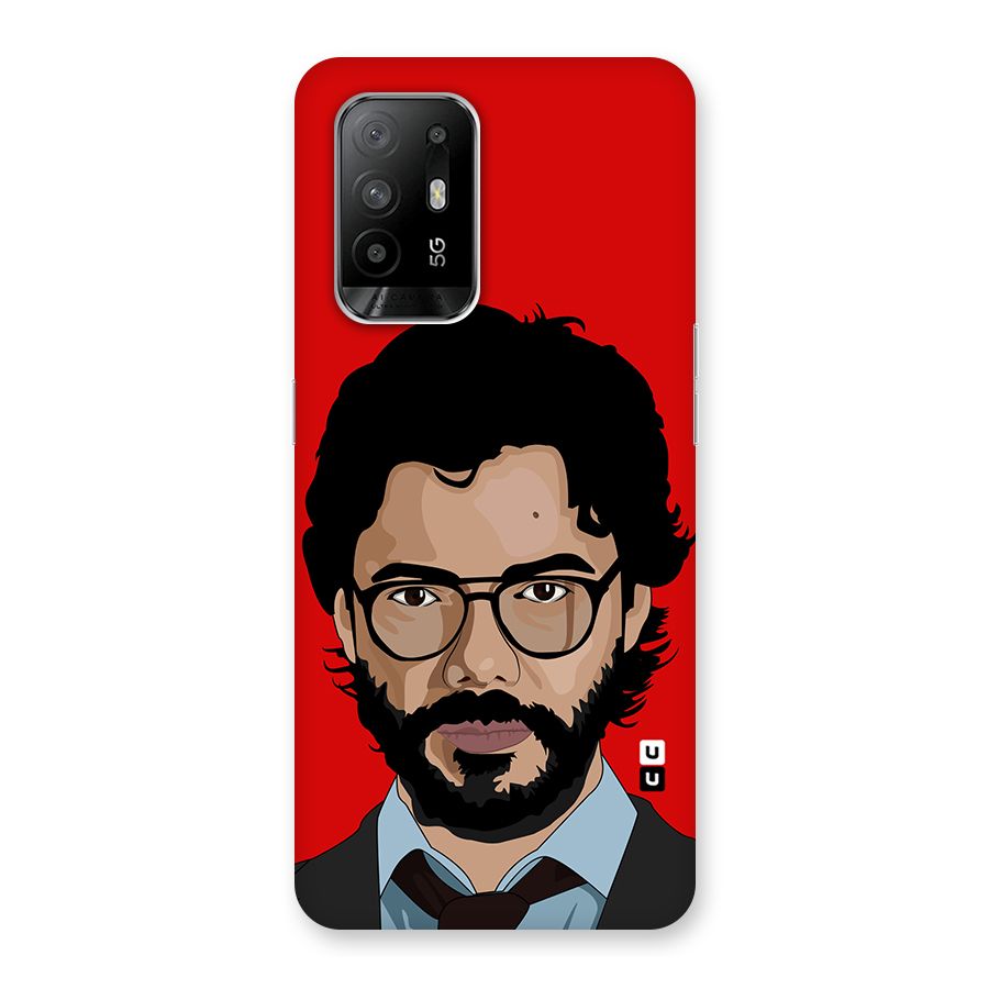 The Professor Illustration Art Back Case for Oppo F19 Pro Plus 5G