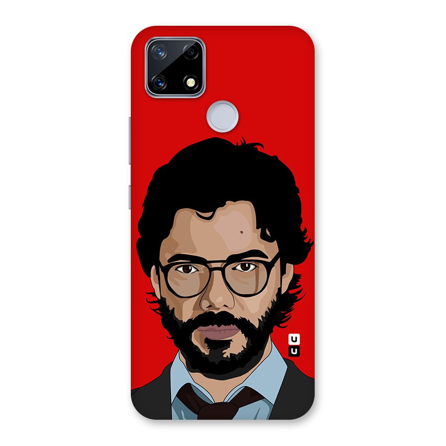 The Professor Illustration Art Back Case for Realme Narzo 20