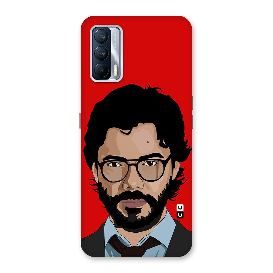 The Professor Illustration Art Back Case for Realme X7