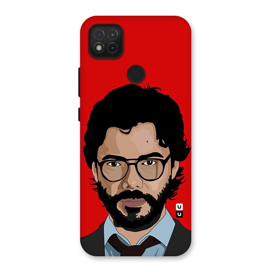 The Professor Illustration Art Back Case for Redmi 9