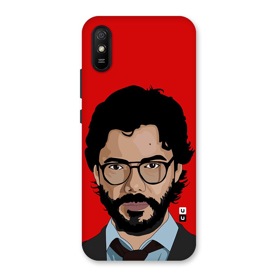 The Professor Illustration Art Back Case for Redmi 9i