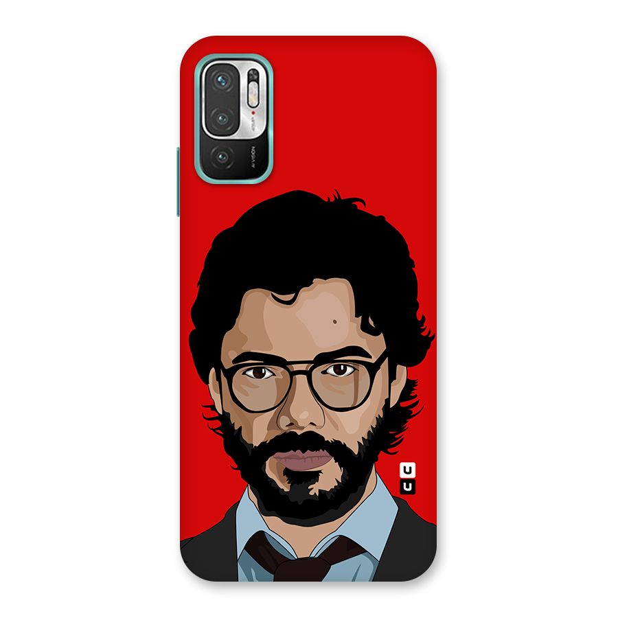 The Professor Illustration Art Back Case for Redmi Note 10T 5G