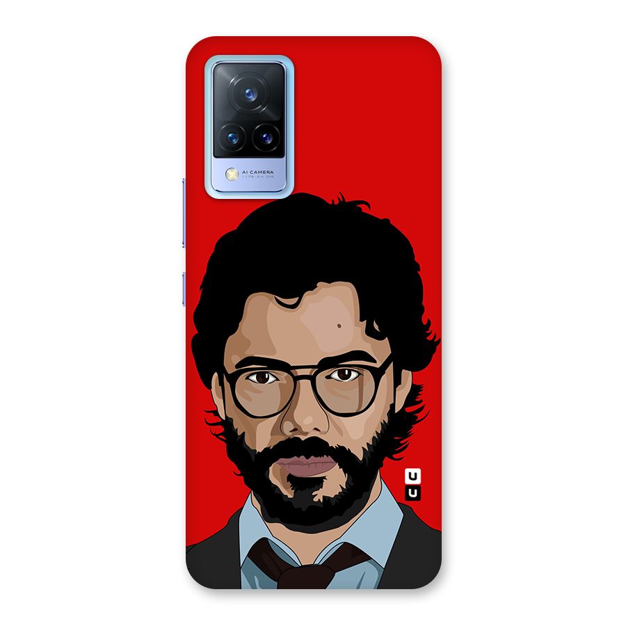 The Professor Illustration Art Back Case for Vivo V21 5G