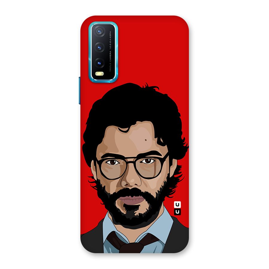 The Professor Illustration Art Back Case for Vivo Y20A