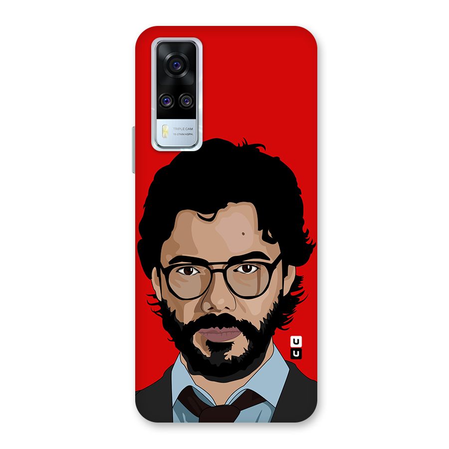 The Professor Illustration Art Back Case for Vivo Y31