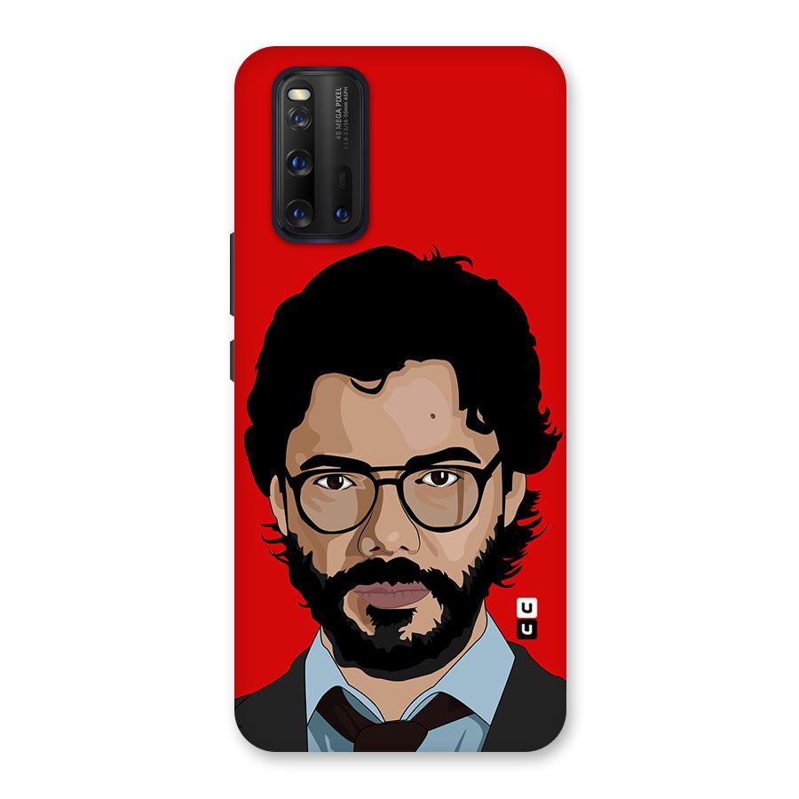 The Professor Illustration Art Back Case for Vivo iQOO 3