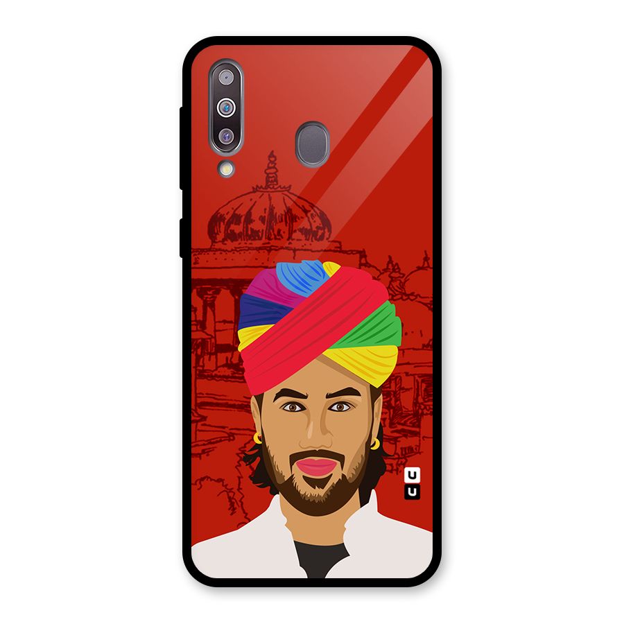 The Rajasthani Chokro Glass Back Case for Galaxy M30