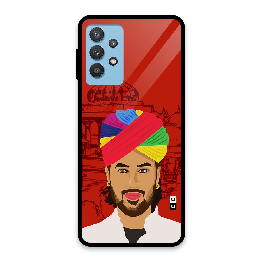 The Rajasthani Chokro Glass Back Case for Galaxy M32 5G