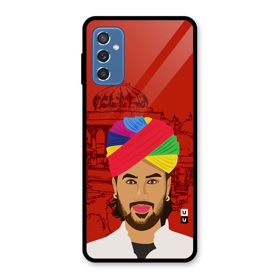 The Rajasthani Chokro Glass Back Case for Galaxy M52 5G