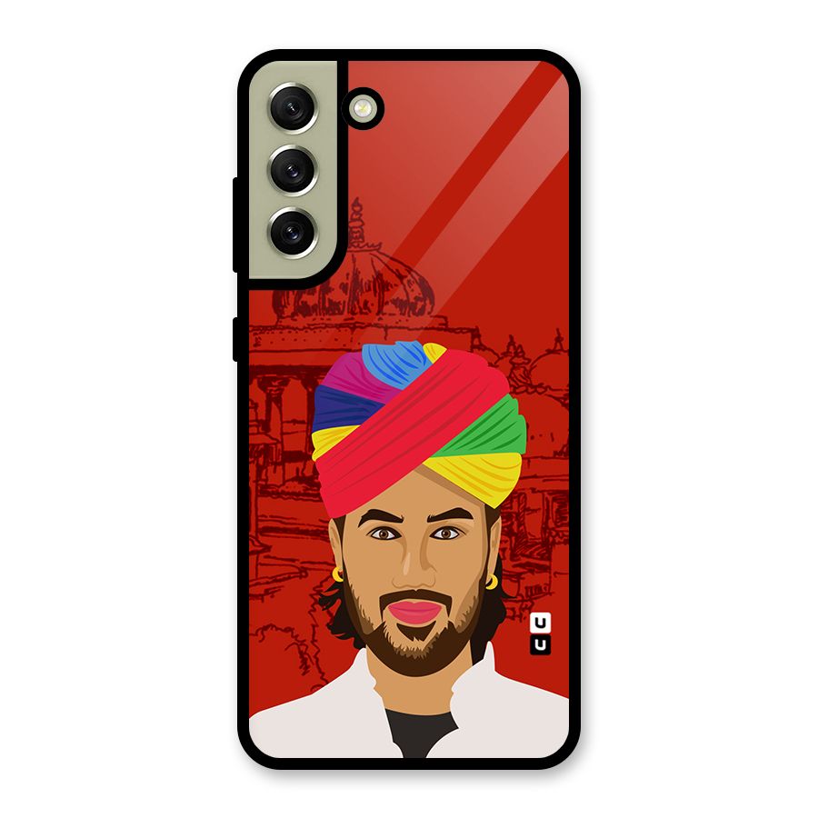 The Rajasthani Chokro Glass Back Case for Galaxy S21 FE 5G