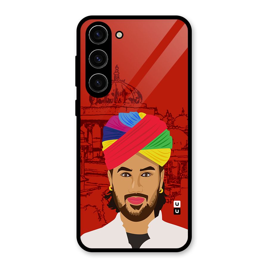 The Rajasthani Chokro Glass Back Case for Galaxy S23 Plus