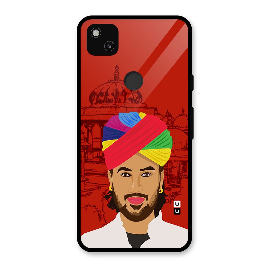 The Rajasthani Chokro Glass Back Case for Google Pixel 4a