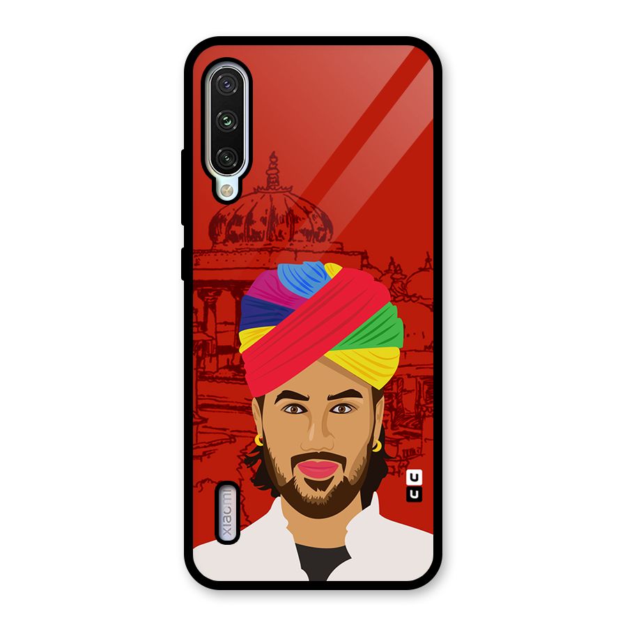 The Rajasthani Chokro Glass Back Case for Mi A3