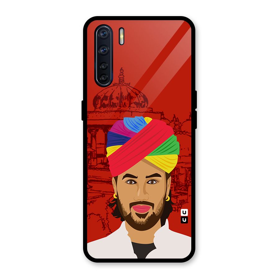 The Rajasthani Chokro Glass Back Case for Oppo F15
