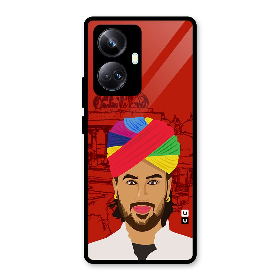 The Rajasthani Chokro Glass Back Case for Realme 10 Pro Plus