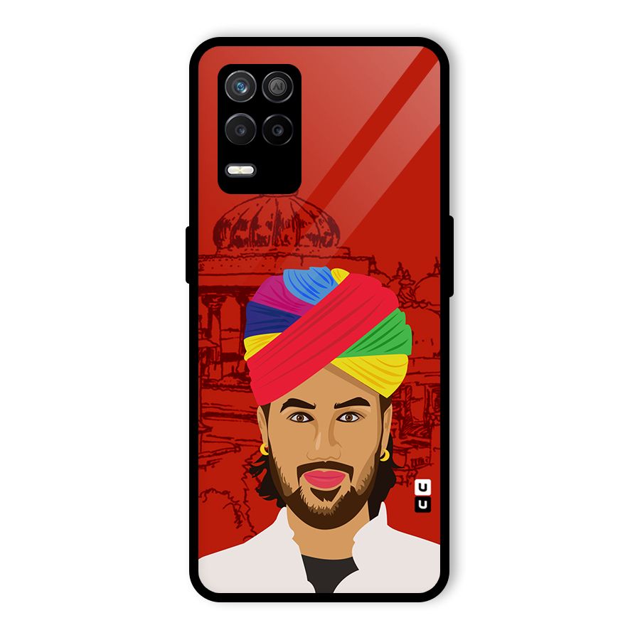 The Rajasthani Chokro Glass Back Case for Realme 8 5G