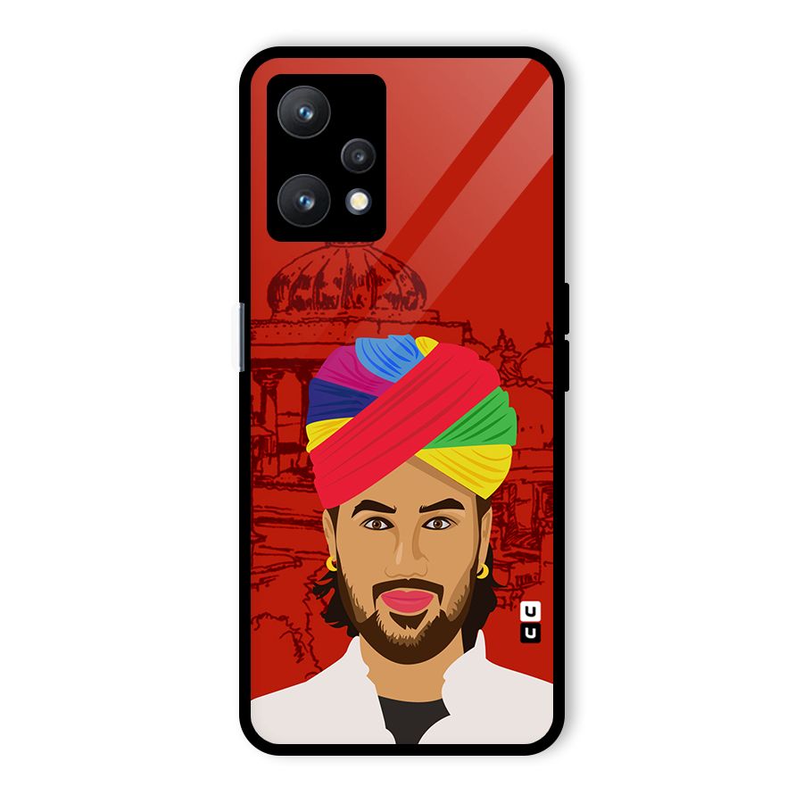 The Rajasthani Chokro Glass Back Case for Realme 9 Pro 5G