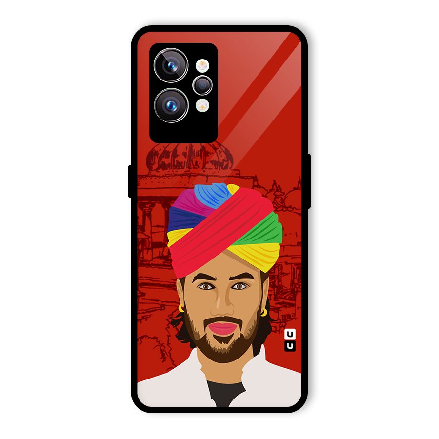 The Rajasthani Chokro Glass Back Case for Realme GT2 Pro