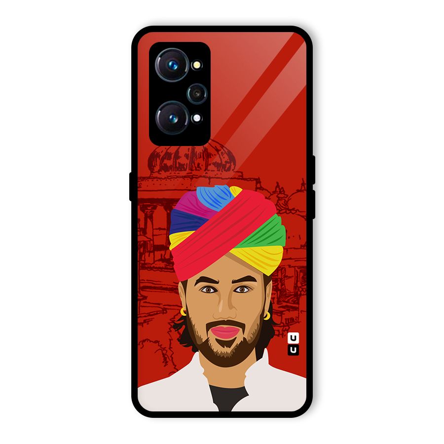 The Rajasthani Chokro Glass Back Case for Realme GT 2