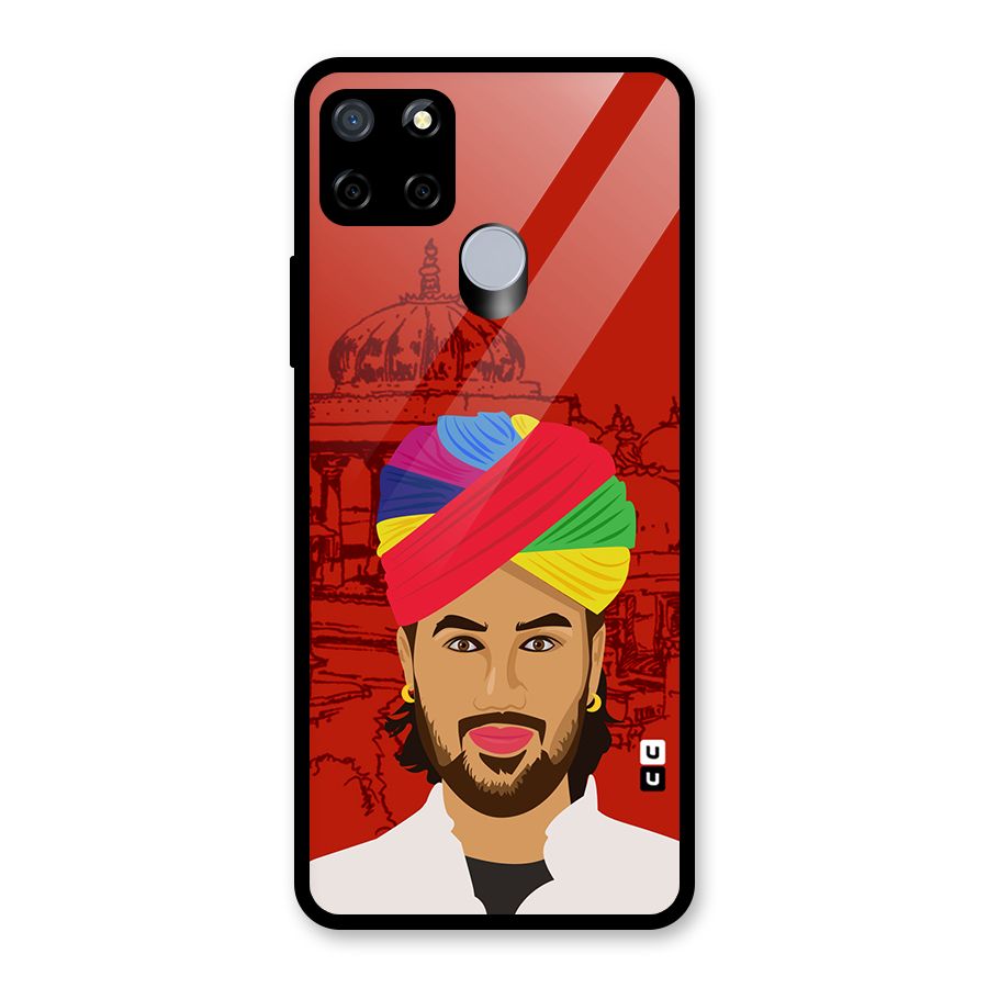 The Rajasthani Chokro Glass Back Case for Realme Narzo 20