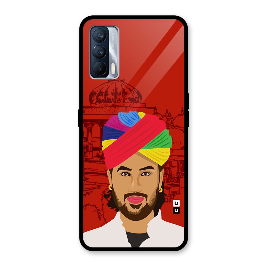 The Rajasthani Chokro Glass Back Case for Realme X7