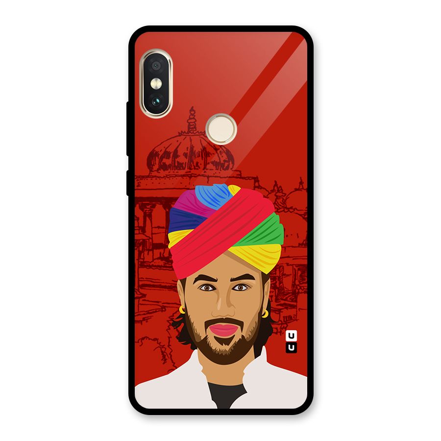 The Rajasthani Chokro Glass Back Case for Redmi Note 5 Pro